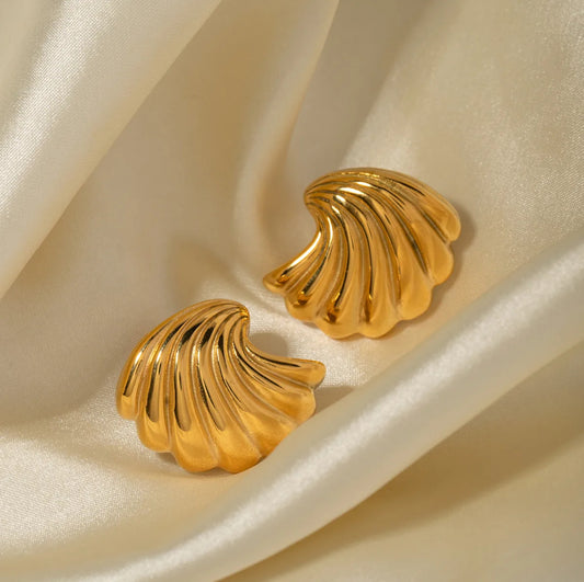 Beach Gold Earrings