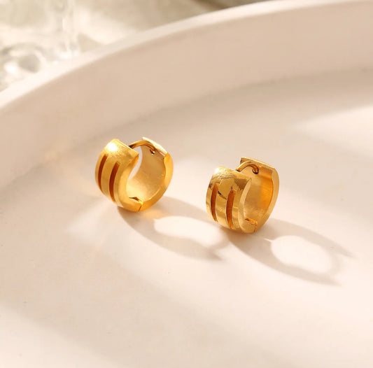 Small Huggie Hoops