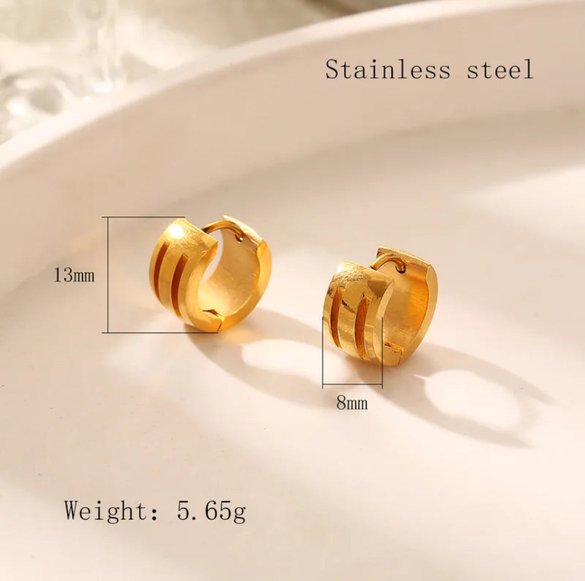 Small Huggie Hoops